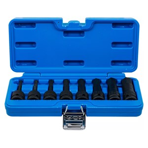 BGS Set umetaka za teretne bitove | 12,5 mm (1 /2) | unutarnji šesterokut | 5 - 19 mm | 8-dijelni