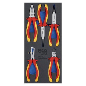 BGS Uložak za radionička kolica 1 /3: set VDE kliješta | 5-dijelni