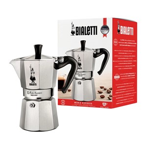 Bialetti Moka Express Moka pot 0.775 L Aluminium, Black