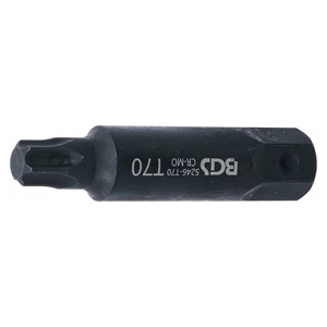 BGS Bit | dužina 100 mm | vanjski šesterokutni pogon 22 mm | T-profil (za Torx) T70
