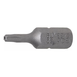 BGS Bit | dužina 25 mm | vanjski šesterokutni pogon 6,3 mm (1 /4) | T-profil (za Torx) s provrtom T9