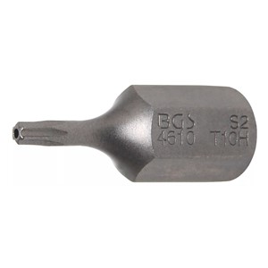 BGS Bit | dužina 30 mm | vanjski šesterokutni pogon 10 mm (3 /8) | T-profil (za Torx) s provrtom T10
