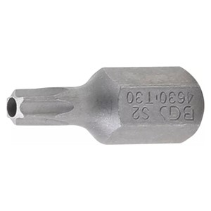 BGS Bit | dužina 30 mm | vanjski šesterokutni pogon 10 mm (3 /8) | T-profil (za Torx) s provrtom T30