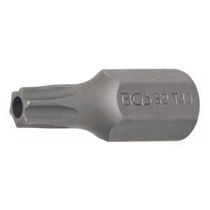BGS Bit | dužina 30 mm | vanjski šesterokutni pogon 10 mm (3 /8) | T-profil (za Torx) s provrtom T40