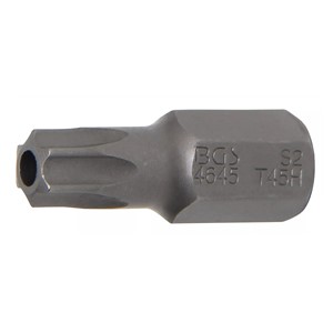 BGS Bit | dužina 30 mm | vanjski šesterokutni pogon 10 mm (3 /8) | T-profil (za Torx) s provrtom T45