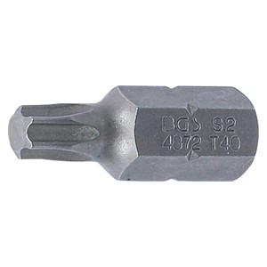 BGS Bit | dužina 30 mm | vanjski šesterokutni pogon 10 mm (3 /8) | T-profil (za Torx) T40
