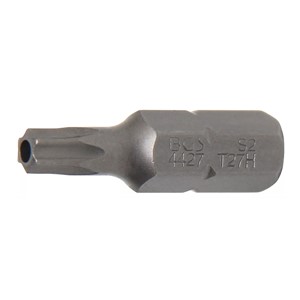 BGS Bit | dužina 30 mm | vanjski šesterokutni pogon 8 mm (5 /16) | T-profil (za Torx) s provrtom T27