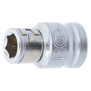 BGS Bit prilagodnik s pričvrsnom kuglom | unutarnji četverokut 10 mm (3 /8) | unutarnji šesterokut 8 mm (5 /16)