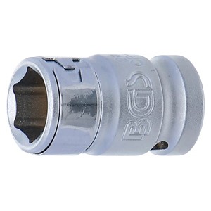 BGS Bit prilagodnik s pričvrsnom kuglom | unutarnji četverokut 12,5 mm (1 /2) | unutarnji šesterokut 14 mm