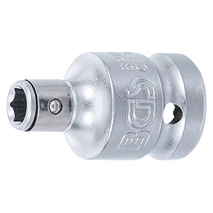BGS Bit adapter | unutarnji četverokut 12,5 mm (1 /2) | unutarnji šesterokut 6,3 mm (1 /4)
