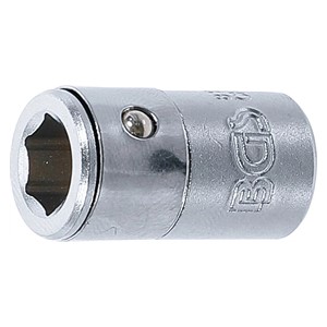 BGS Bit prilagodnik s pričvrsnom kuglom | unutarnji četverokut 6,3 mm (1 /4) | unutarnji šesterokut 8 mm (5 /16)