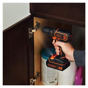 BLACK+DECKER 18V drill/driver CDC18BAFC-QW 5