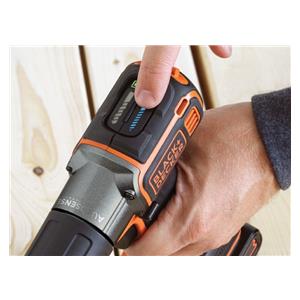 Black & Decker ASD18K Keyless Black,Orange 3