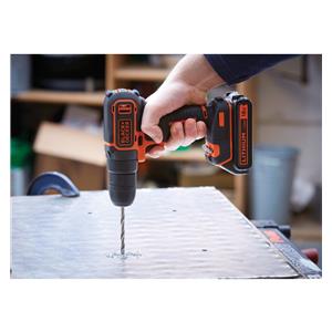 Black & Decker BDCD18-QW drill 650 RPM Black, Orange 7