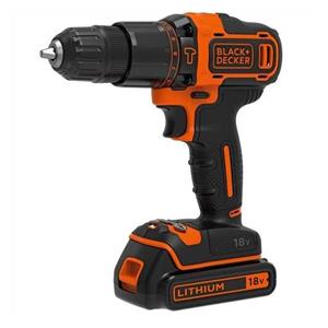 Black & Decker BDCHD18-QW drill 1400 RPM Black, Orange 2