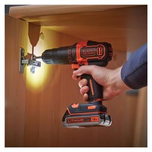 Black & Decker BDCHD18K1B2-QW drill 1400 RPM 10