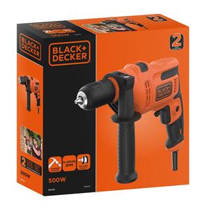 Black & Decker BEH200-QS drill 2900 RPM Black, Orange 9