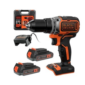 BLACK+DECKER WKRĘTARKA 18V BL186KB 52Nm 2x2,0Ah BL