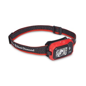 Black Diamond Storm 450 Black, Red Headband flashlight