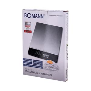 Bomann KW 1421 CB Black, Stainless steel Electronic kitchen scale 3