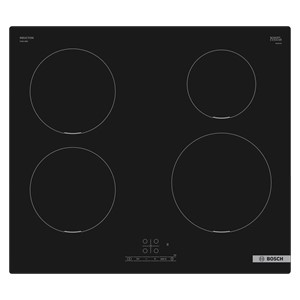 Bosch Serie 4 PUE611BB5D hob Black Built-in 59.2 cm Zone induction hob 4 zone(s)
