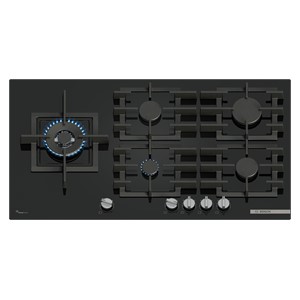Bosch Serie 6 PPM9A6I40 hob Black Built-in 90 cm Gas 5 zone(s)
