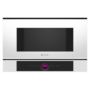 Bosch Serie 8 BFL7221W1 microwave White Solo microwave Built-in 21 L 900 W