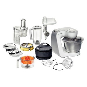 Bosch Styline food processor 900 W 3.9 L Stainless steel, White