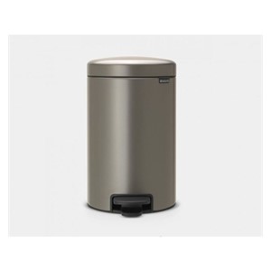 Brabantia 12L platinum waste bin