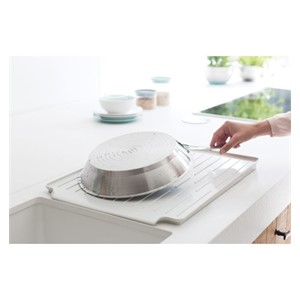 Brabantia dish drying mat, light gray