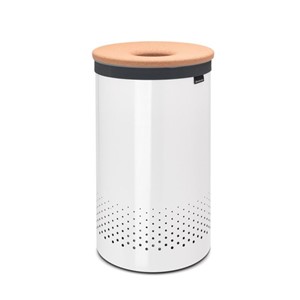 Brabantia laundry basket 60L round, white