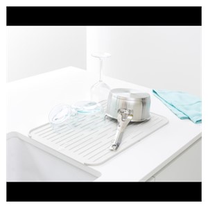 Brabantia silicone dish drying mat, white 117466