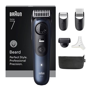 Braun BeardTrimmer 7 BT7520 Battery 40 2 cm Wet & Dry Black, Blue
