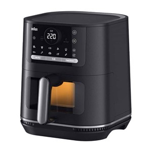 Braun HF 5075 Single Stand-alone 2000 W Hot air fryer Black, Grey