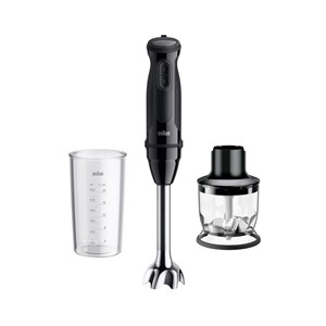 Braun MultiQuick 3 MQ30201M 0.6 L Immersion blender 900 W Black, Satin steel
