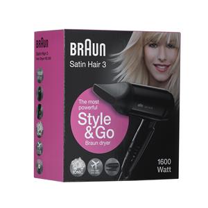 Braun Satin Hair 3 Style&Go 1600 W Black 4