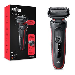 Braun Series 5 50-R1000s Foil shaver Black, Red
