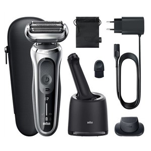 Braun Series 7 71-S7200cc Foil shaver Trimmer Black, Silver