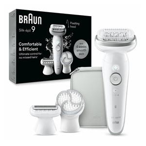 Braun Silk-épil 9 9-061 40 tweezers Silver, White