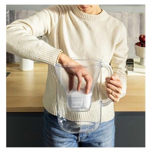 BRITA Style ESSENTIAL XL Water Filter Jug (Dark Blue) + 3 x MX Pro Pure Performance Filters