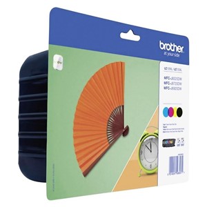 Brother LC-129XLVALBP ink cartridge 4 pc(s) Original Black, Cyan, Maroon, Yellow