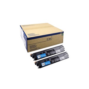 Brother TN-329CTWIN toner cartridge 2 pc(s) Original Cyan