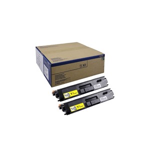 Brother TN-900YTWIN toner cartridge 2 pc(s) Original Yellow