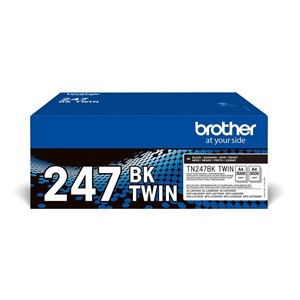 Brother TN247BK TWIN - 2 pakker - Hojt