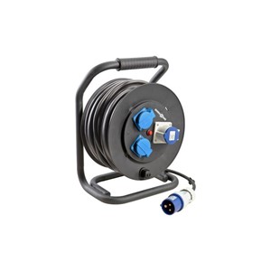 BRUNNER Drummer Rubber (3 x 2,5 mm) 25 m - CEE + 4 Schuko