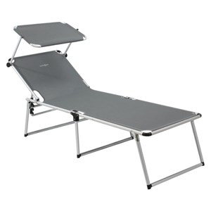BRUNNER sun lounger with canopy MALIBU HIGH 0410010N.C00