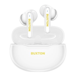 Buxton BTW 7200 White Tuya - In-ear wireless earphones with charging case, white