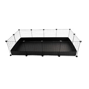 C&C Modular cage 4x2 145 x 75 cm black