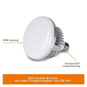 Walimex pro LED 45W Octagon Ø65cm   Bi color 4