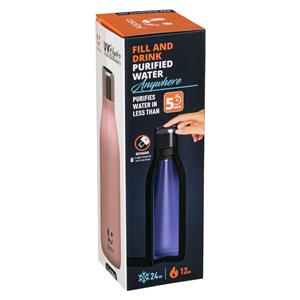 Asobu UV-Light Bottle Pink, 0.5 L 2